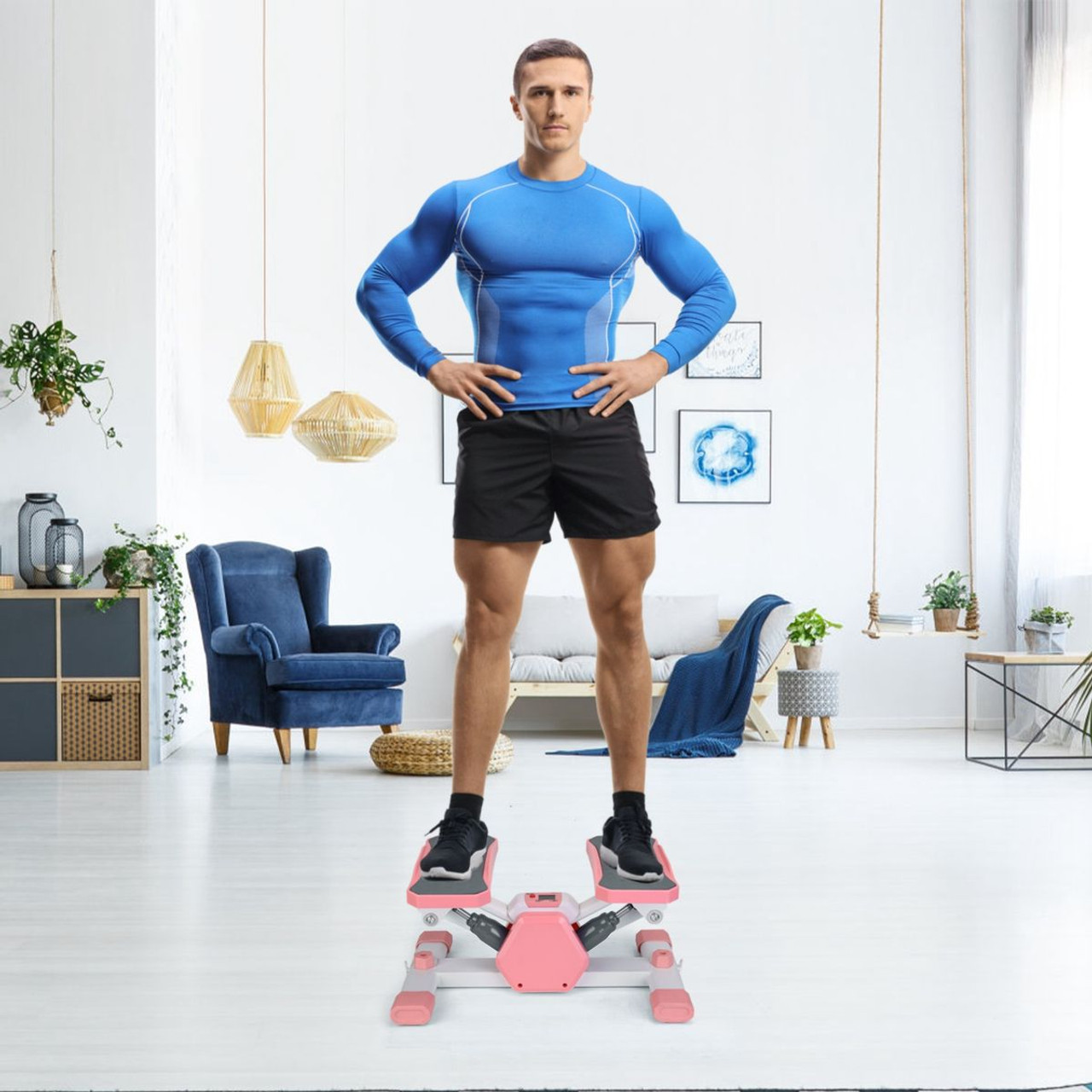 iMounTEK® Mini Stair Stepper with Resistance Band product image