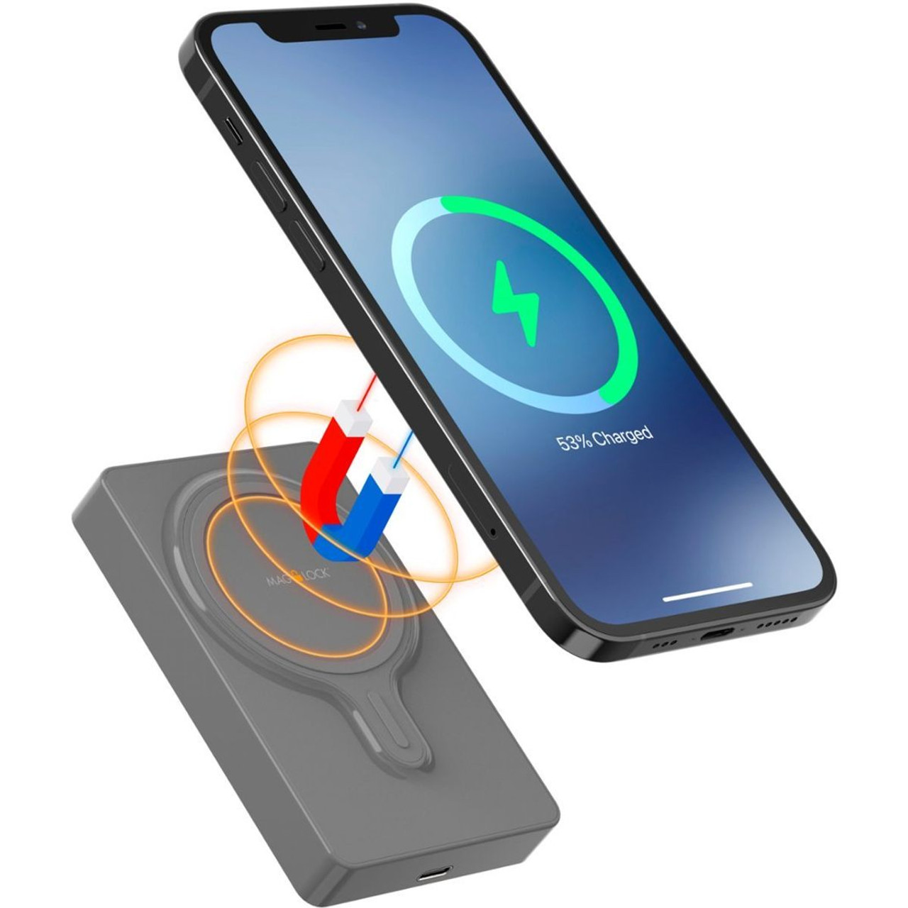 MyCharge MagLock 6000mAh Wireless Magnetic Portable Powerbank product image