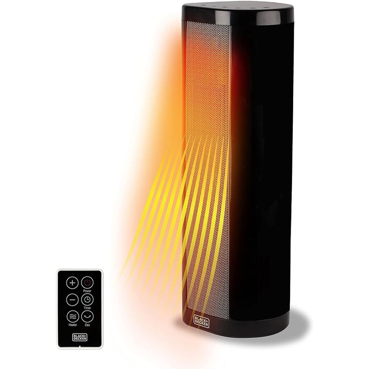 BLACK+DECKER Ceramic Space Oscillating Heater With Adjustable Thermostat product image