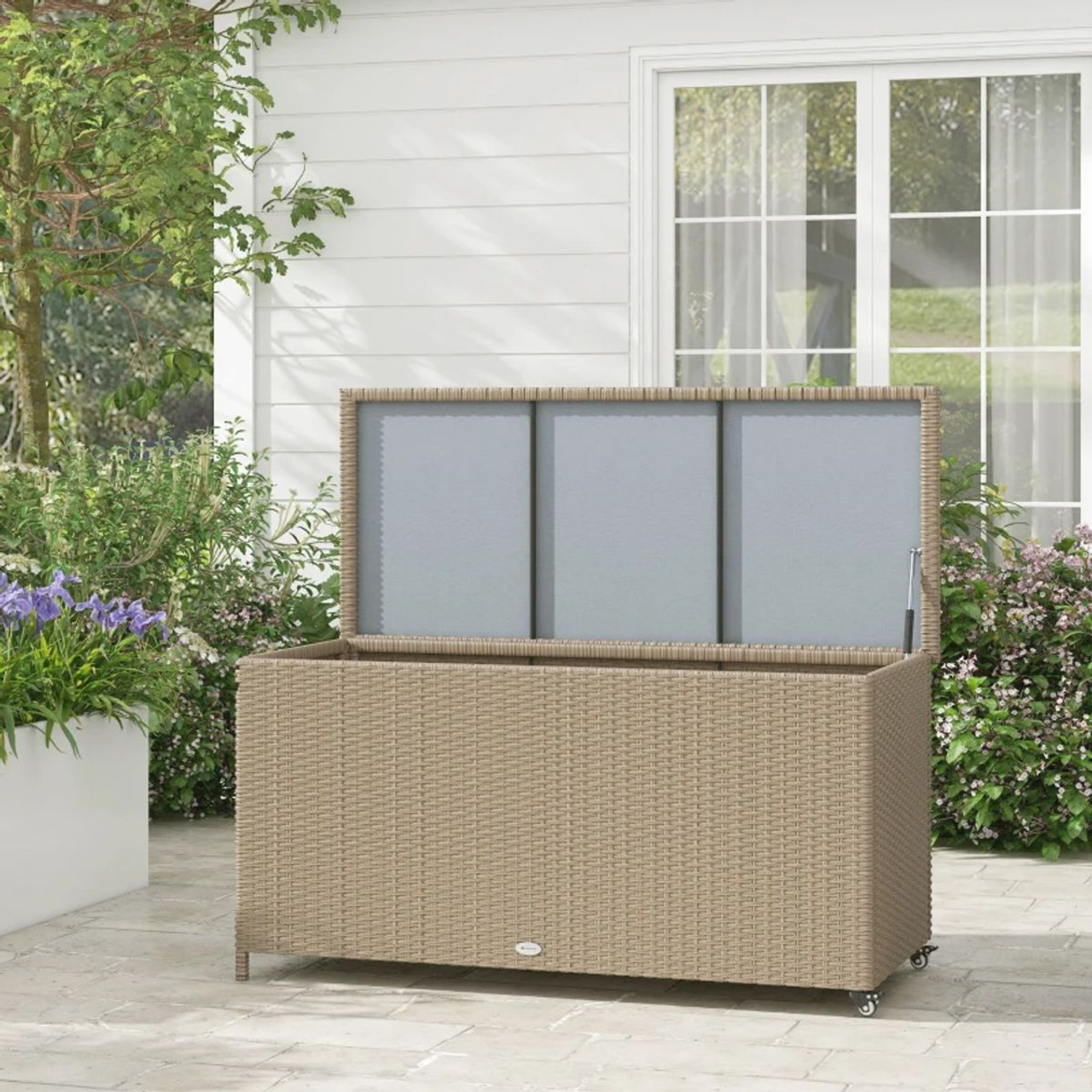 Outsunny® Large Outdoor 80-Gallon Deck Box product image