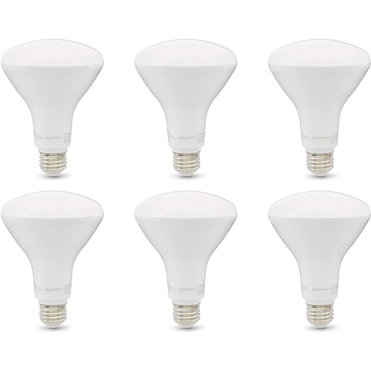 Amazon Basics® Dimmable BR30 LED 11W Light Bulb (6-Pack) product image