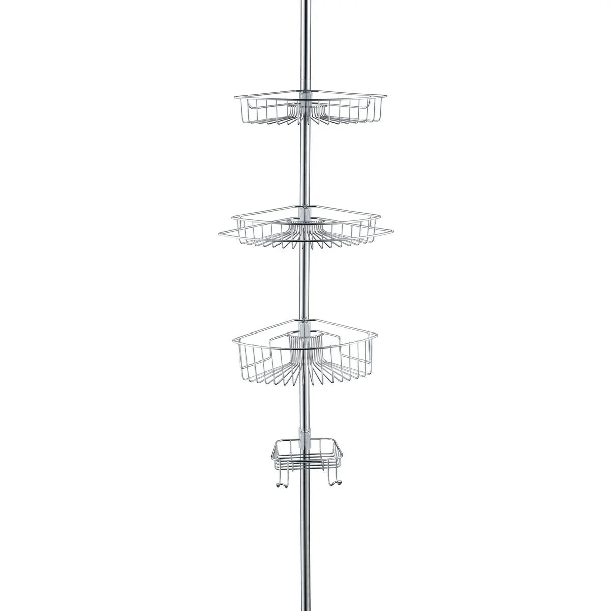 4-Tier Corner Rustproof Shower Caddy product image
