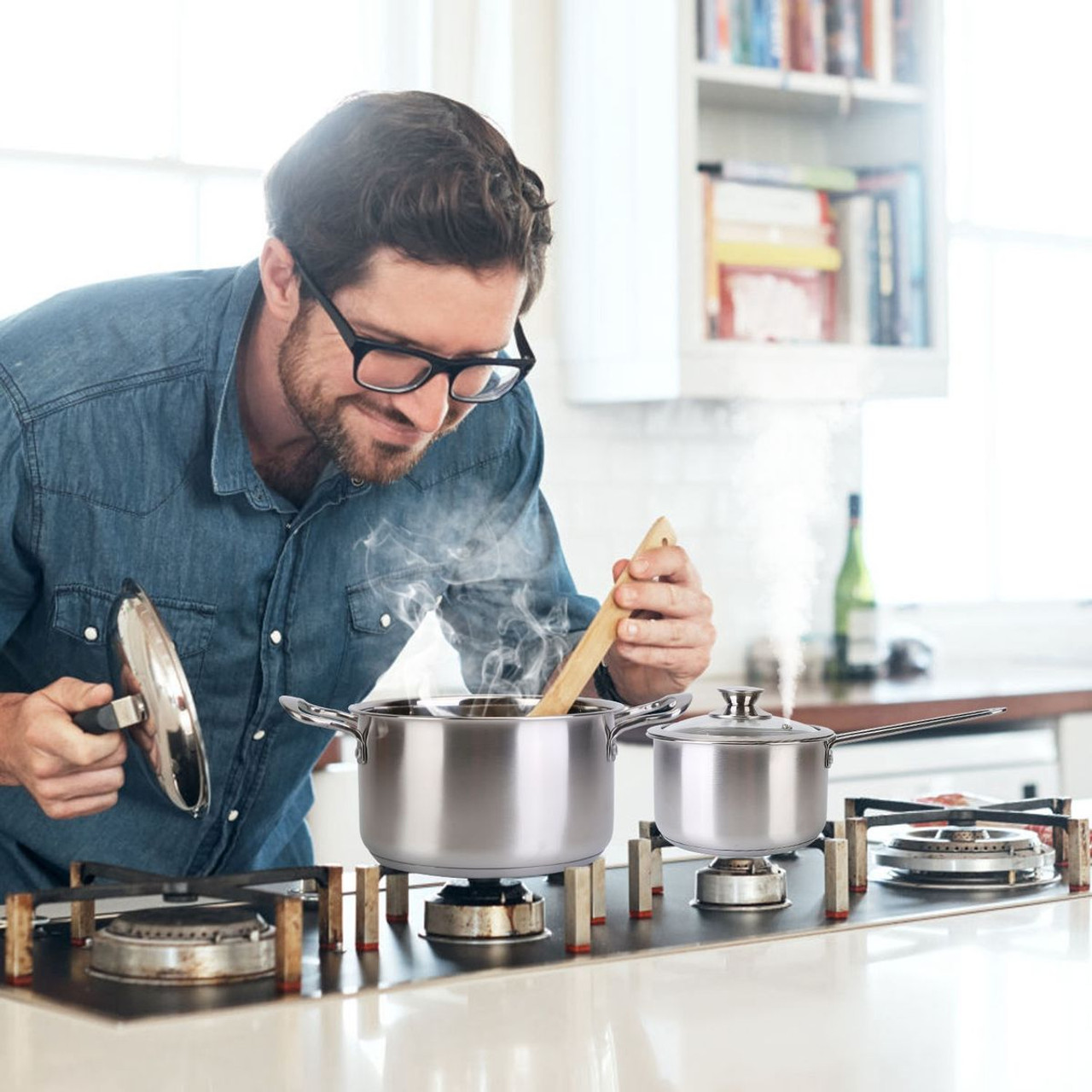 NewHome™ Stainless Steel Cookware Set product image