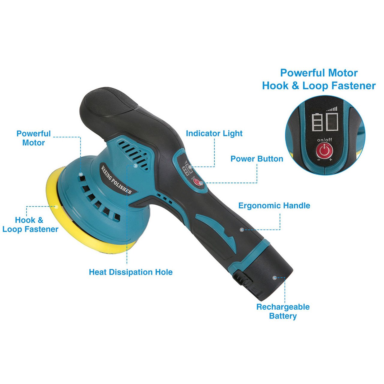 Cordless Car Buffer Polisher product image