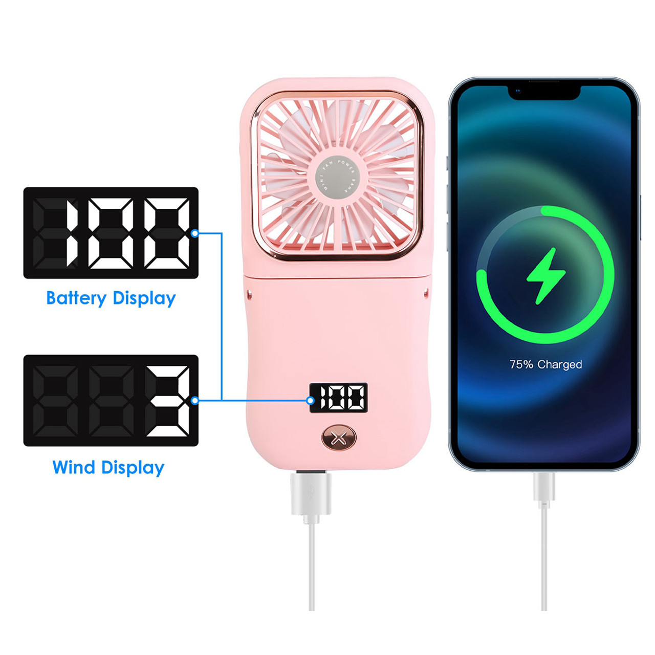 iMounTEK® Folding Mini Neck Fan product image