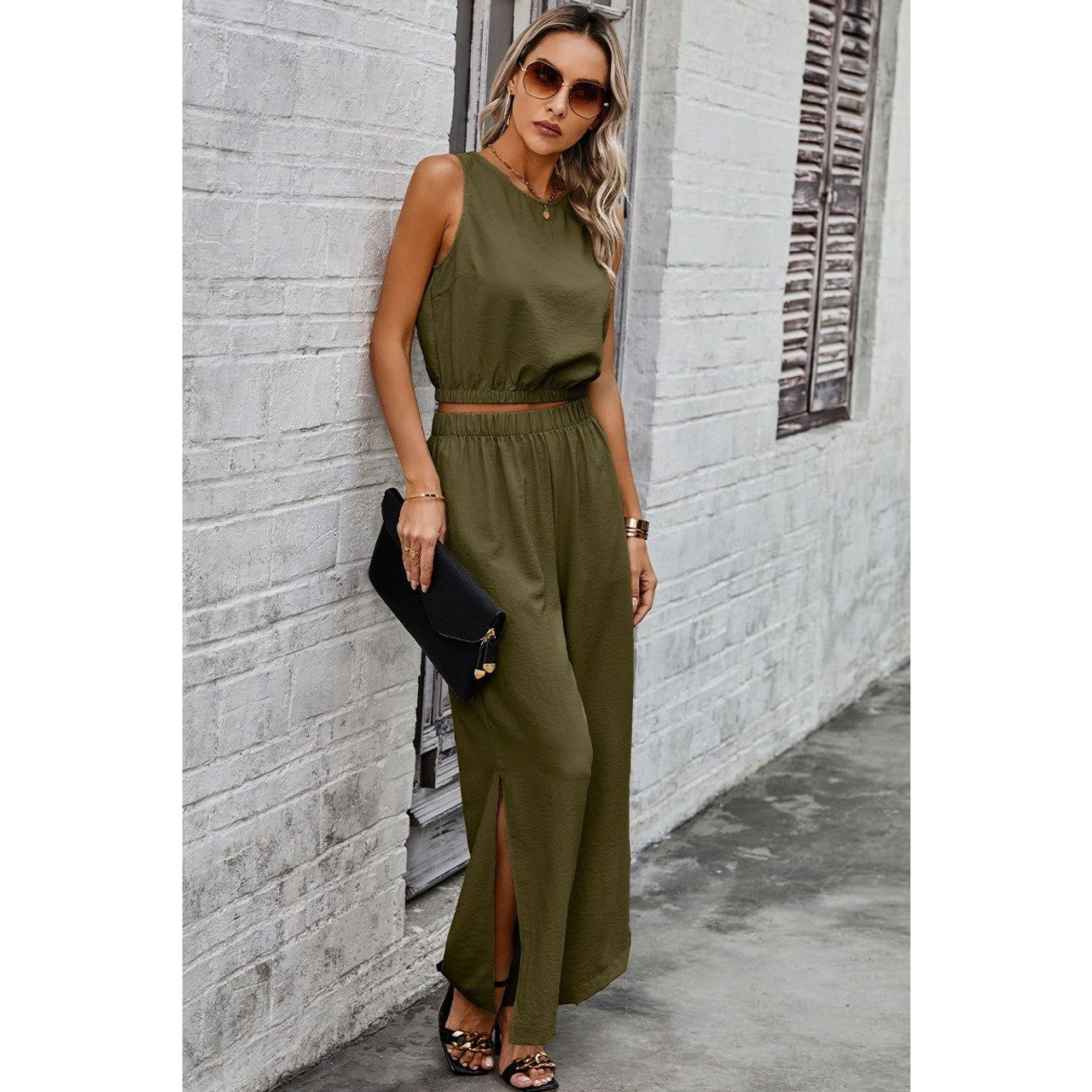Women's Pocketed Chic Duo Set product image