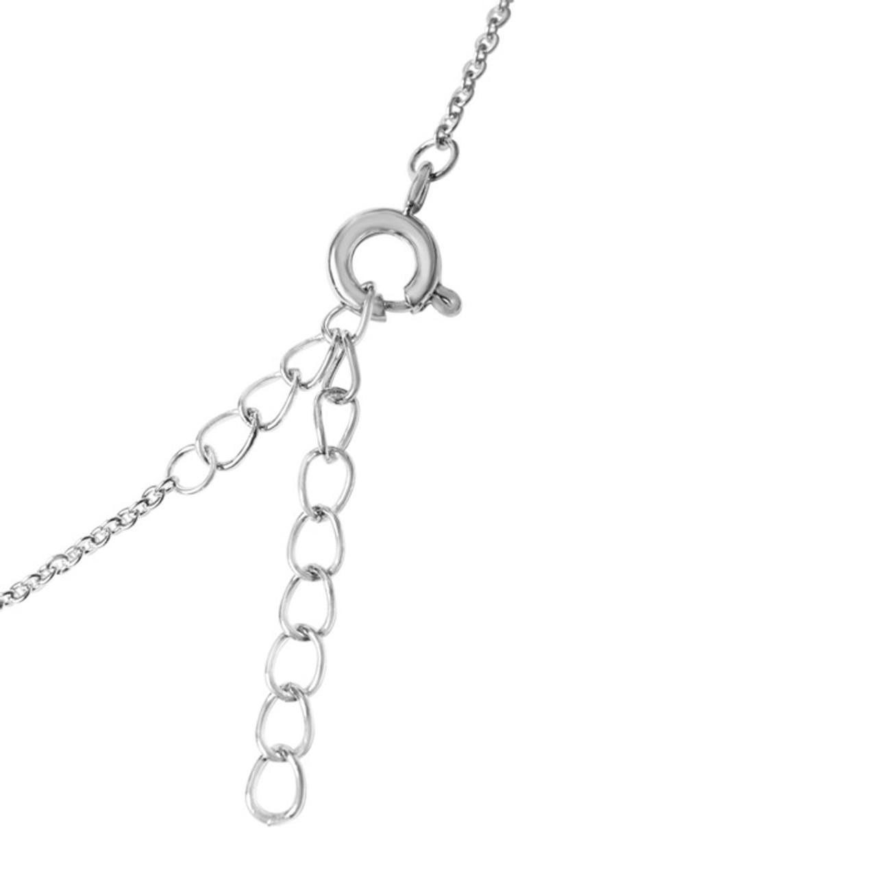 0.07-Carat Diamond Bar Swirl Necklace product image