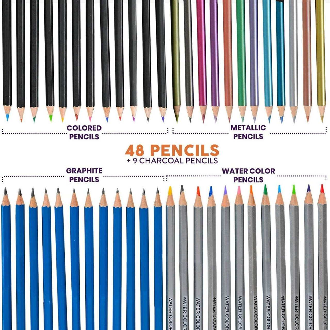 Lartique® Art Supplies and Drawing Kit (32 or 71-Piece) product image