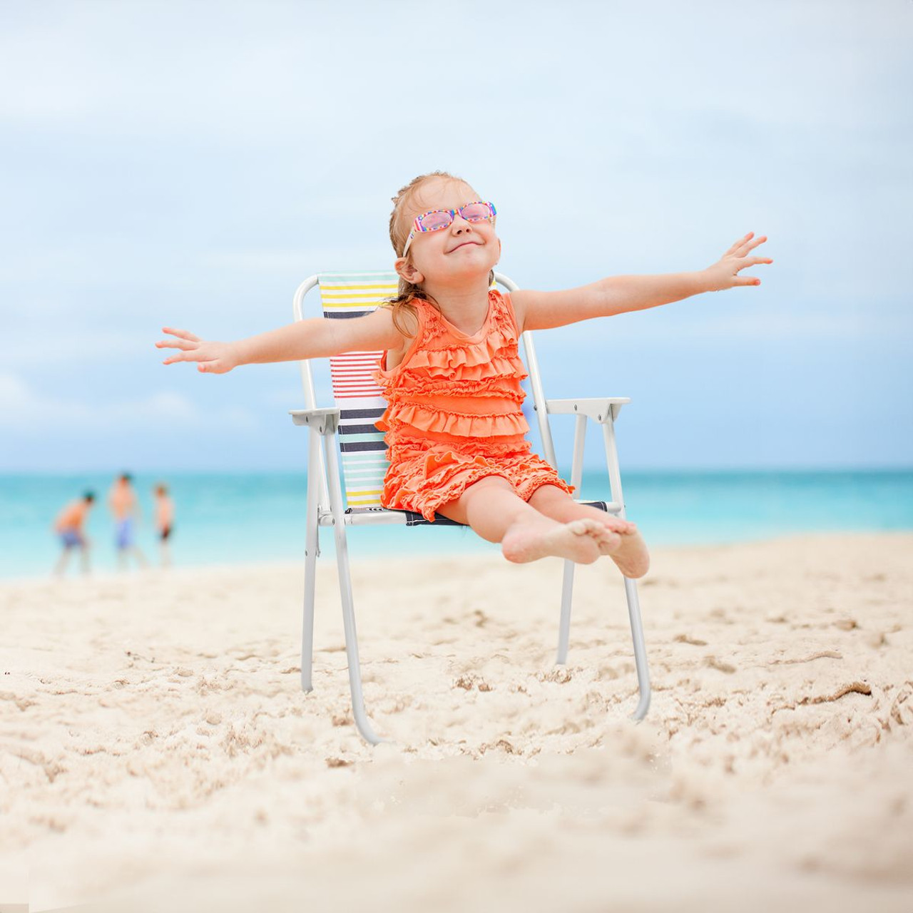 Lightweight Folding Beach/Lawn Chair (1 or 2-Pack) product image