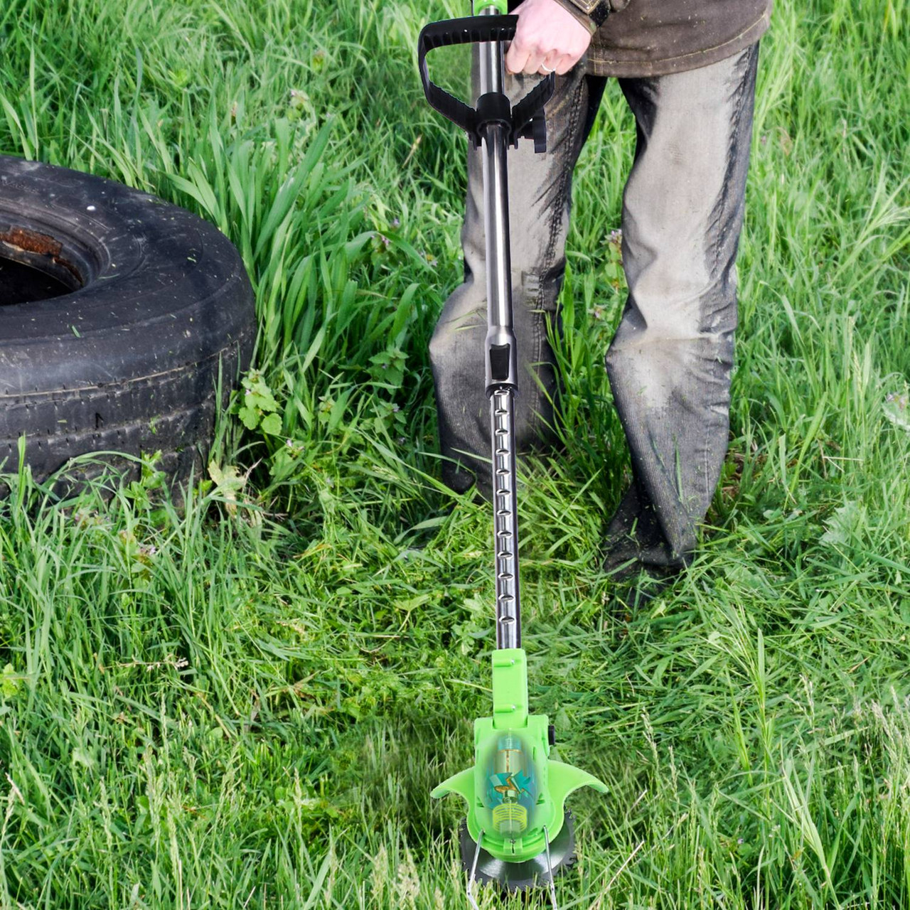 iGardenPro Rechargeable Grass Trimmer (12 or 21-Volt) product image