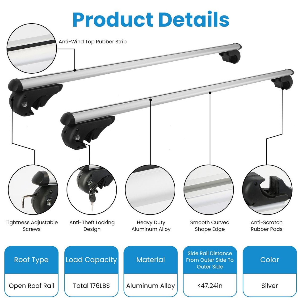 iMounTEK® Roof Rack Crossbar (2-Pack) product image