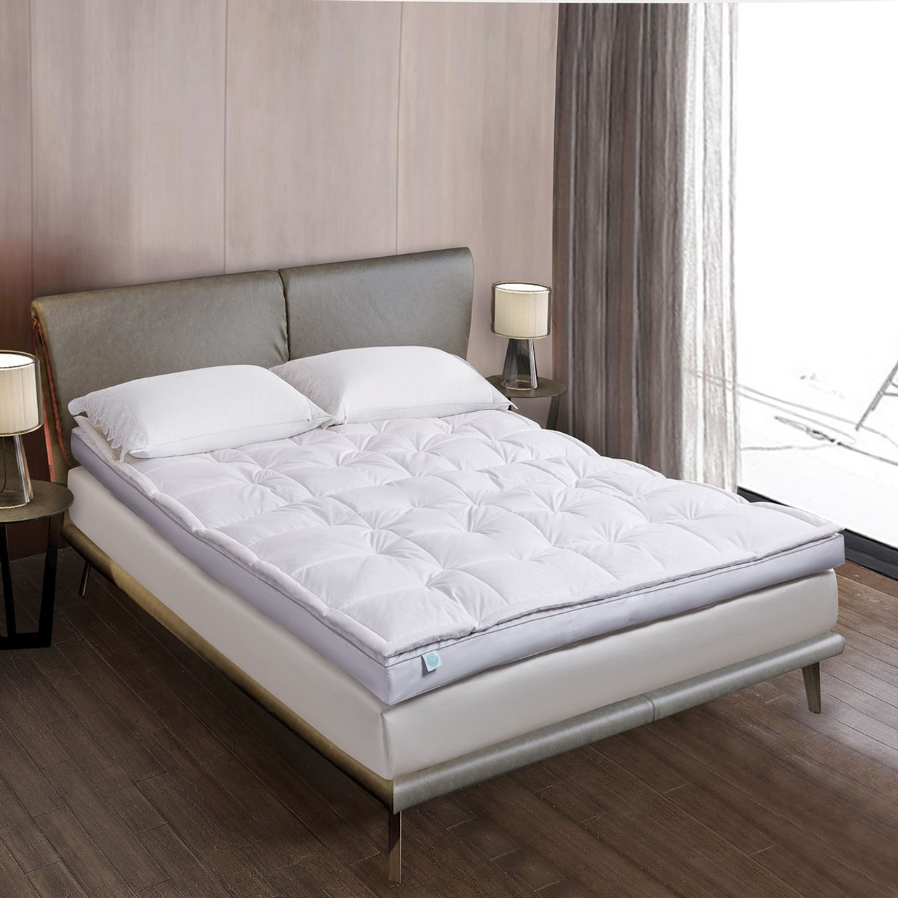Martha Stewart 3-inch White Down Pillowtop Featherbed product image