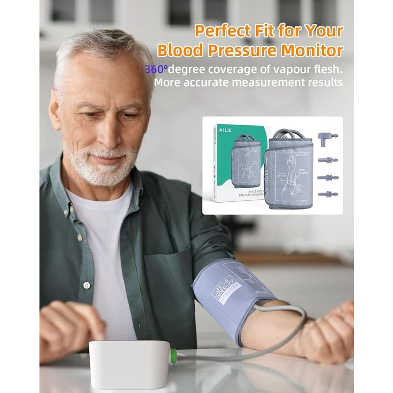 Extra Large Upper Arm Blood Pressure Cuff product image