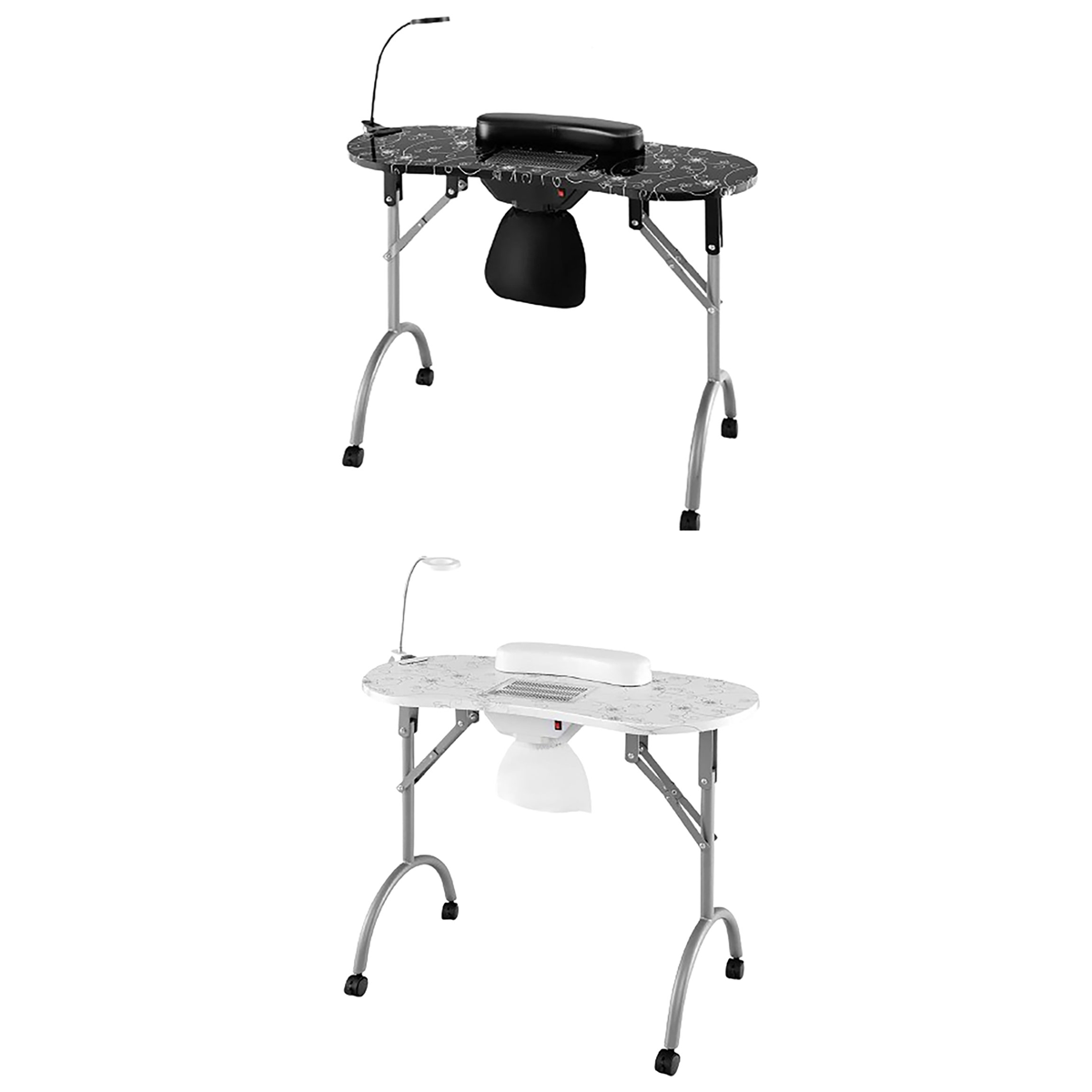 Manicure Nail Table with Bendable USB-Plug LED Table Lamp product image