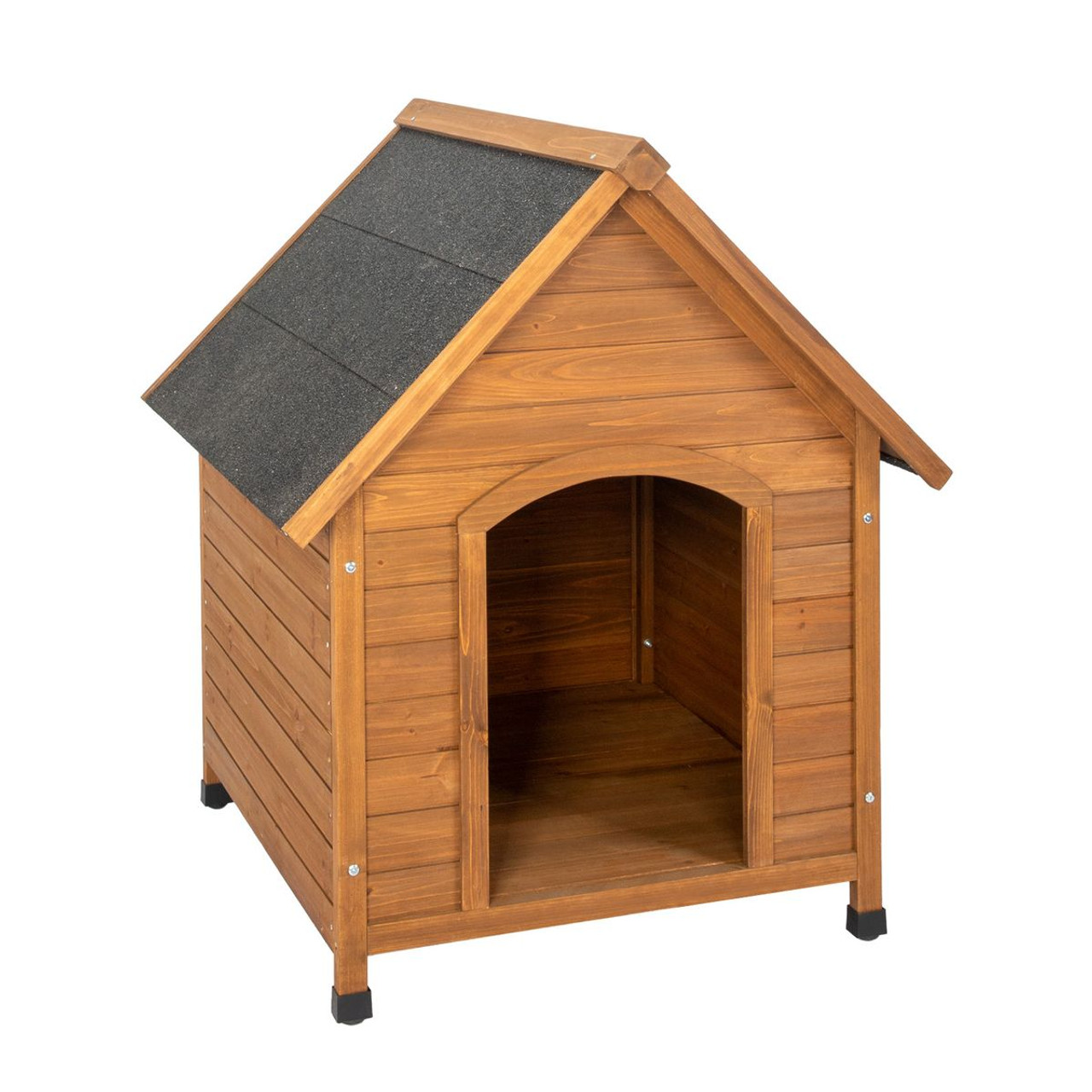 39-Inch Waterproof Fir Dog House with Elevated Floor product image