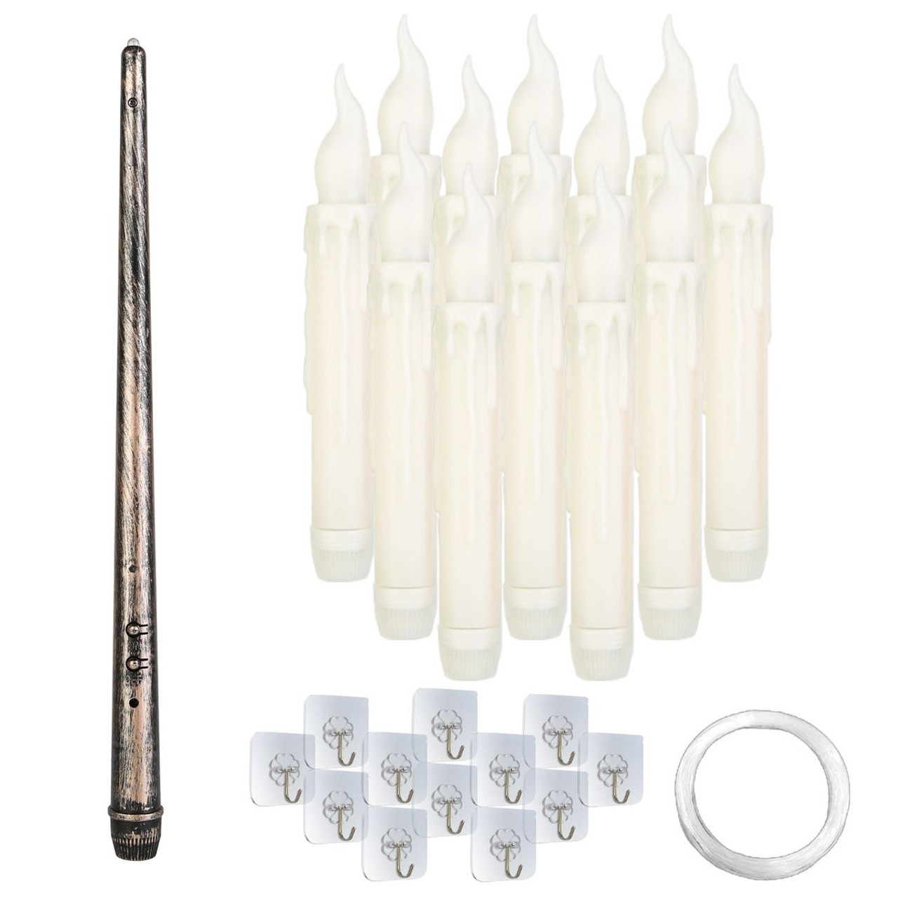 iMounTEK® Halloween LED Floating Candles with Remote Control Wand product image