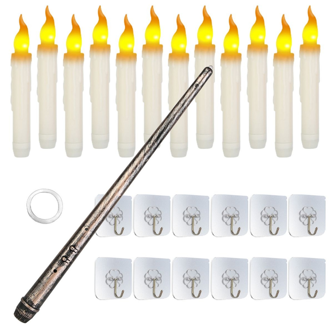 iMounTEK® Halloween LED Floating Candles with Remote Control Wand product image
