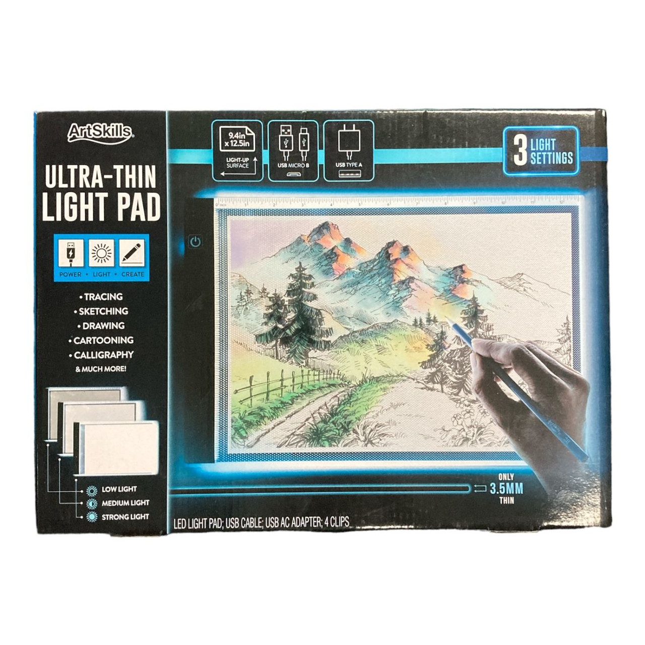ArtSkills® Ultra-Thin LED Light Pad for Tracing and Drawing product image