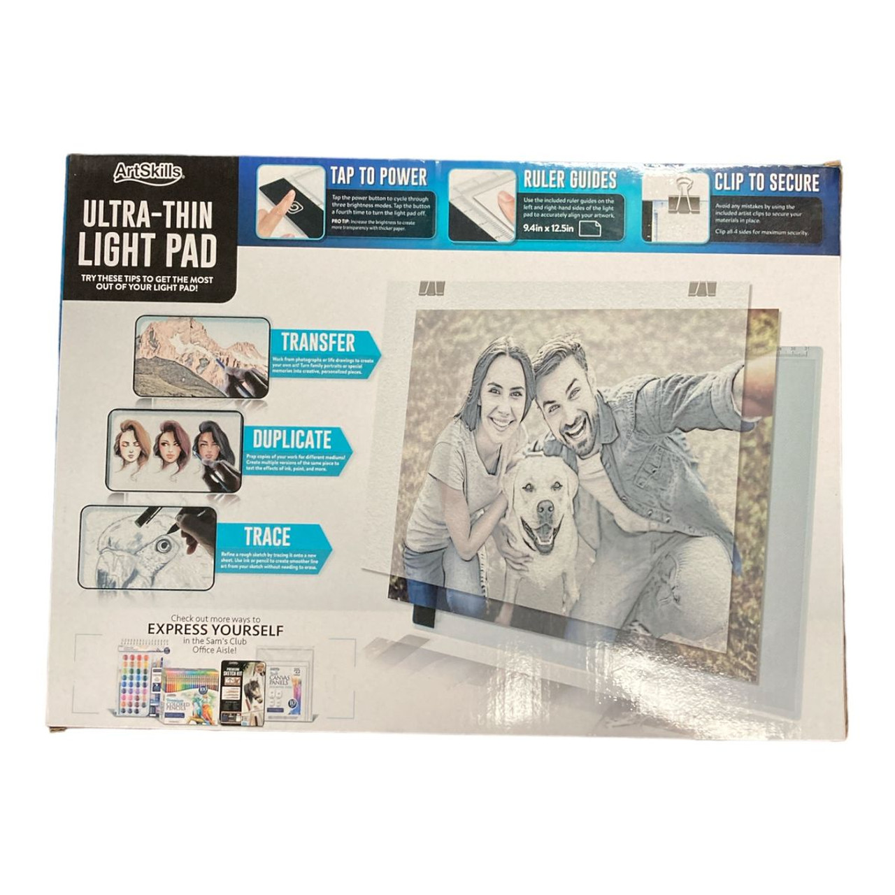 ArtSkills® Ultra-Thin LED Light Pad for Tracing and Drawing product image