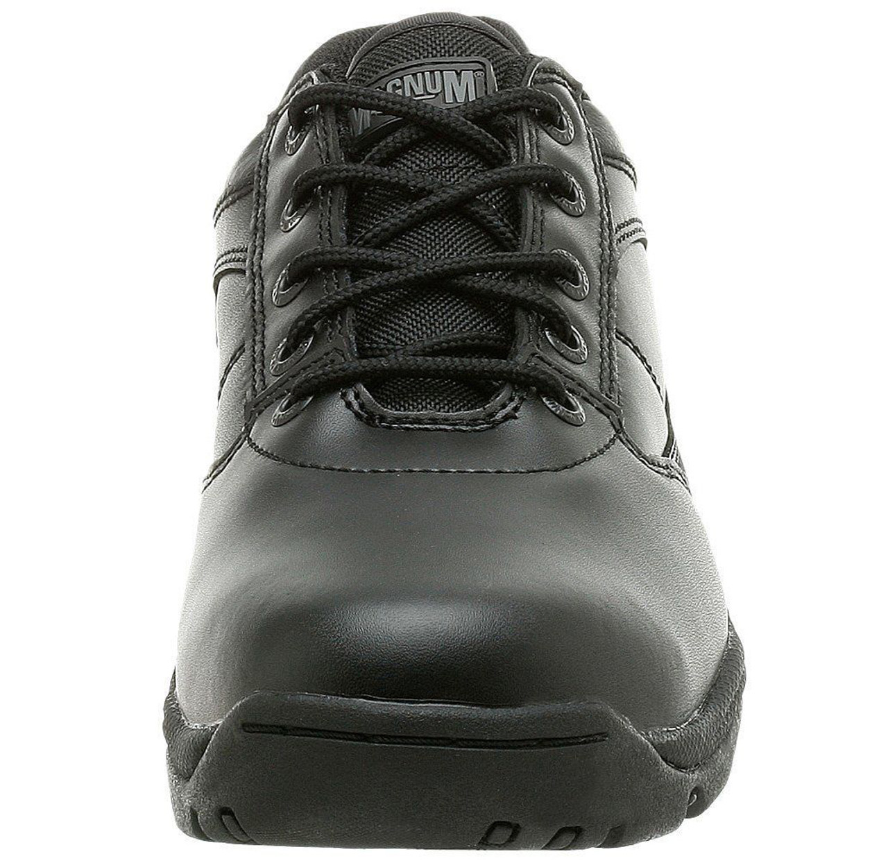 Magnum Viper Slip-Resistant Black Leather Work Shoes product image