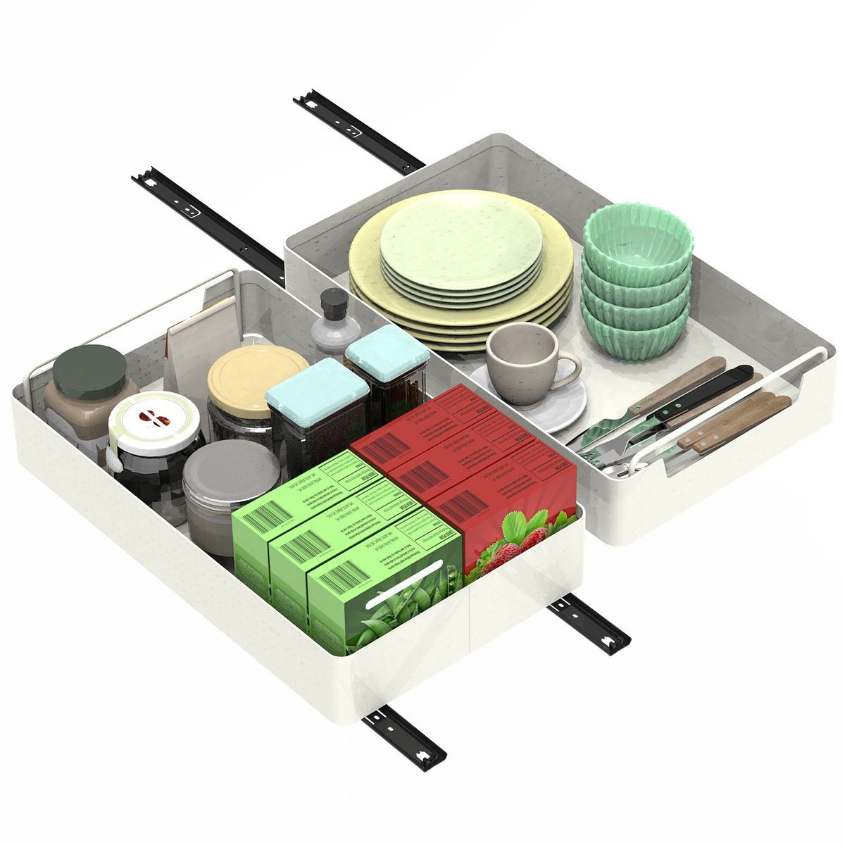 2-Piece Pull-out Cabinet Organizers product image