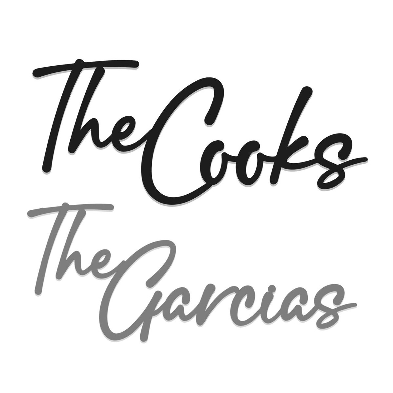 Personalized Signature Family Name Sign product image