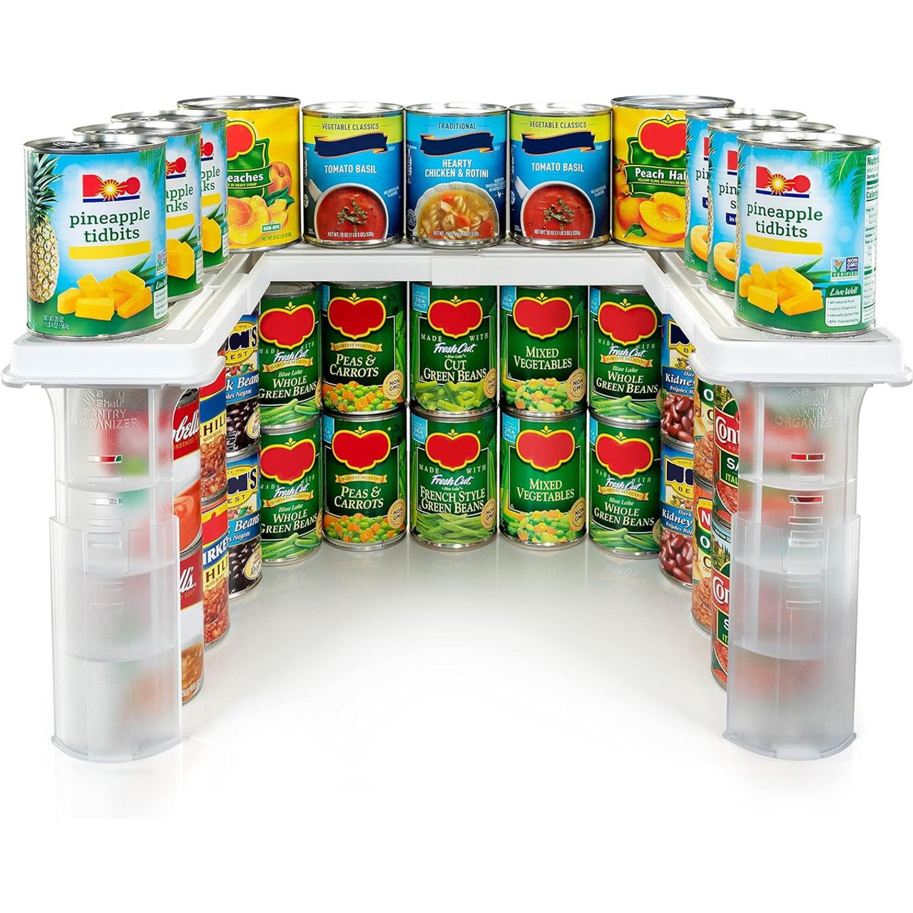 Adjustable Pantry Spice Rack & Can Storage product image