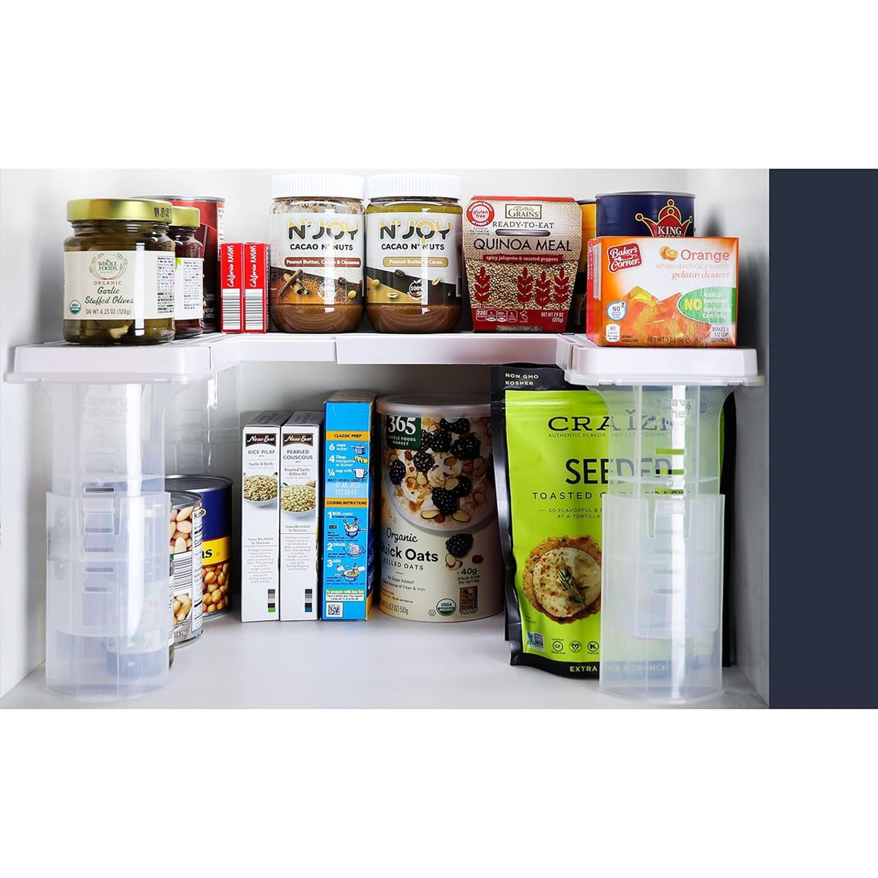 Adjustable Pantry Spice Rack & Can Storage product image