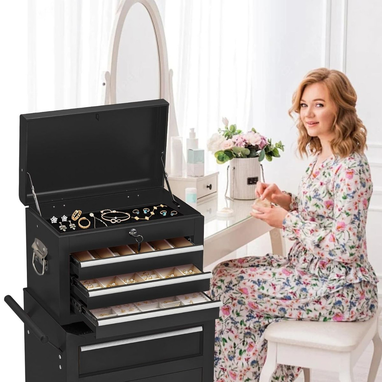 Rolling Tool Chest Organizer with Wheels product image