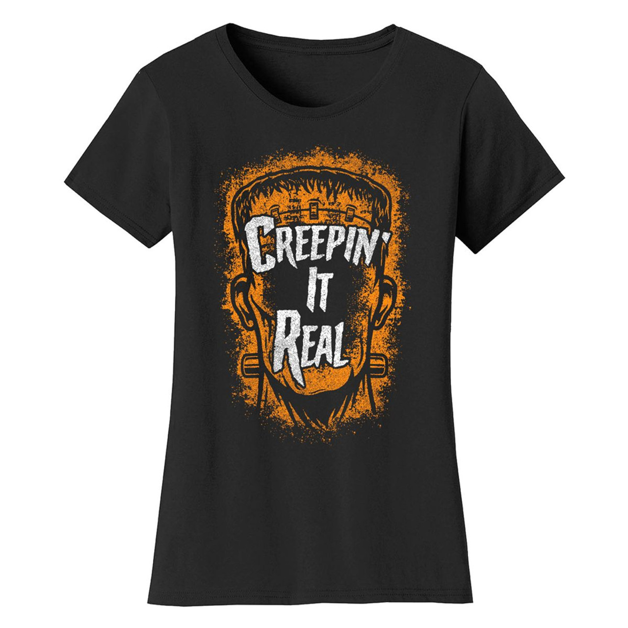 Women's 100% Cotton T-Shirts with Halloween Prints   product image
