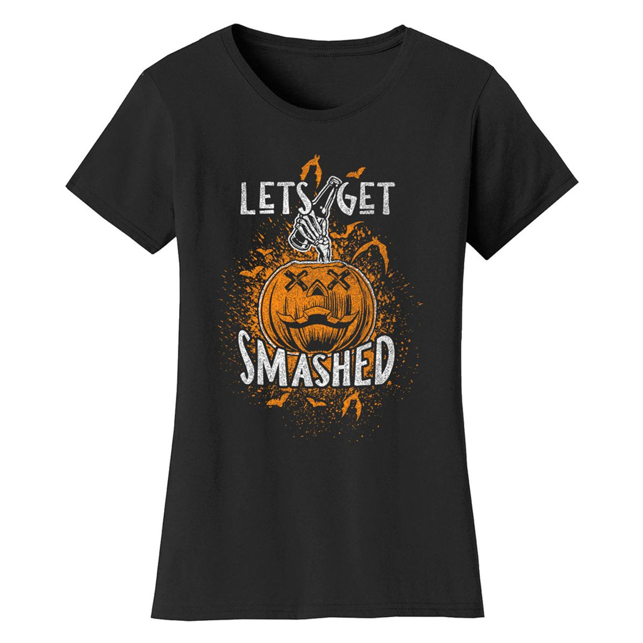 Women's 100% Cotton T-Shirts with Halloween Prints   product image