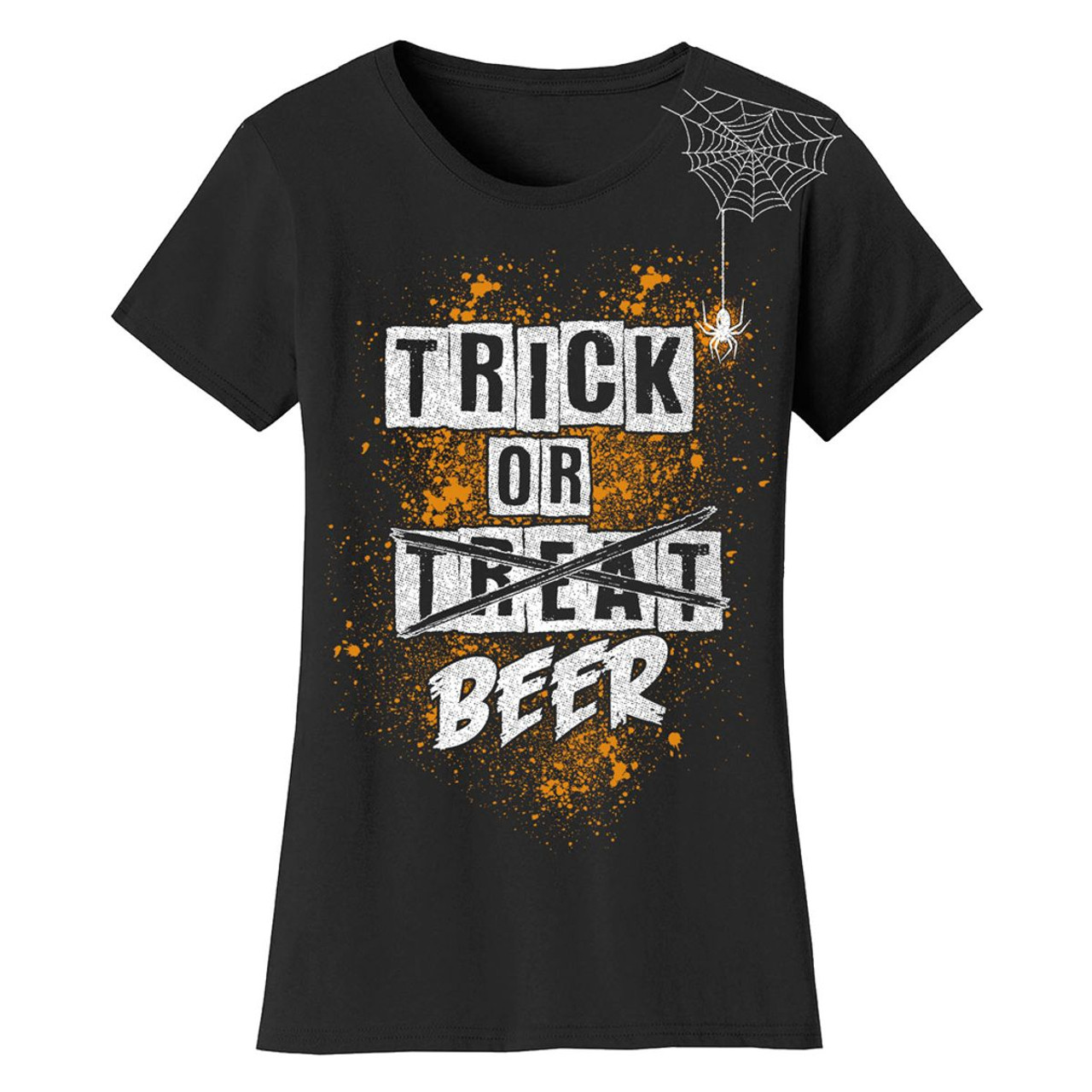 Women's 100% Cotton T-Shirts with Halloween Prints   product image