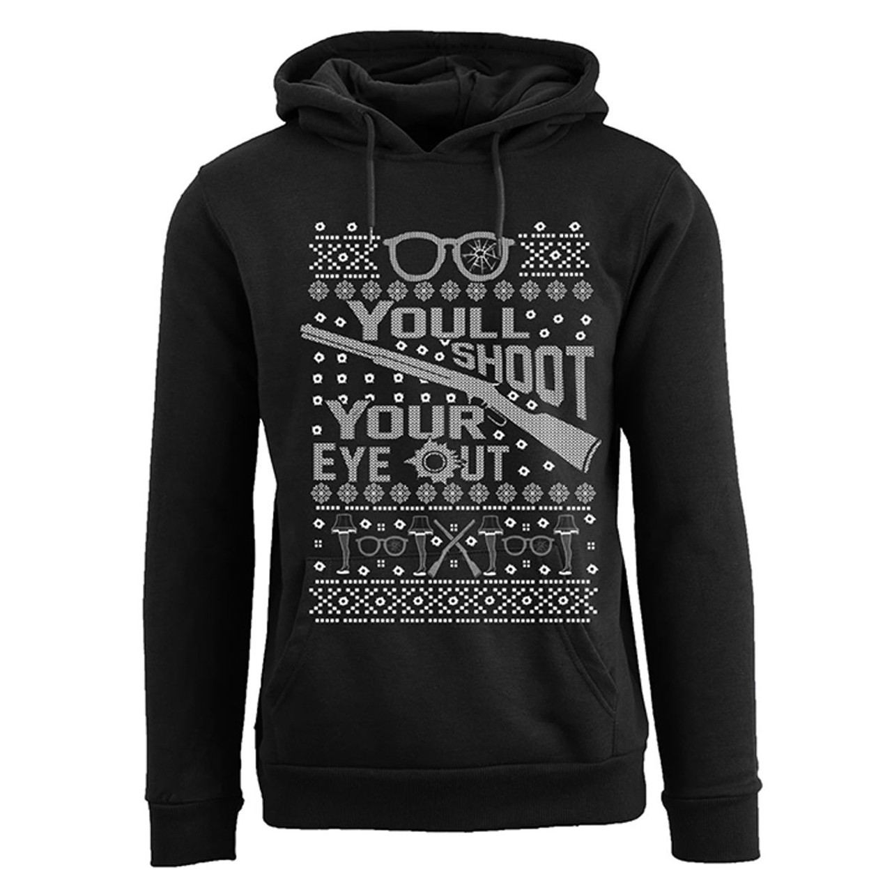 Men's Funny Ugly Holiday Pull Over Hoodie product image