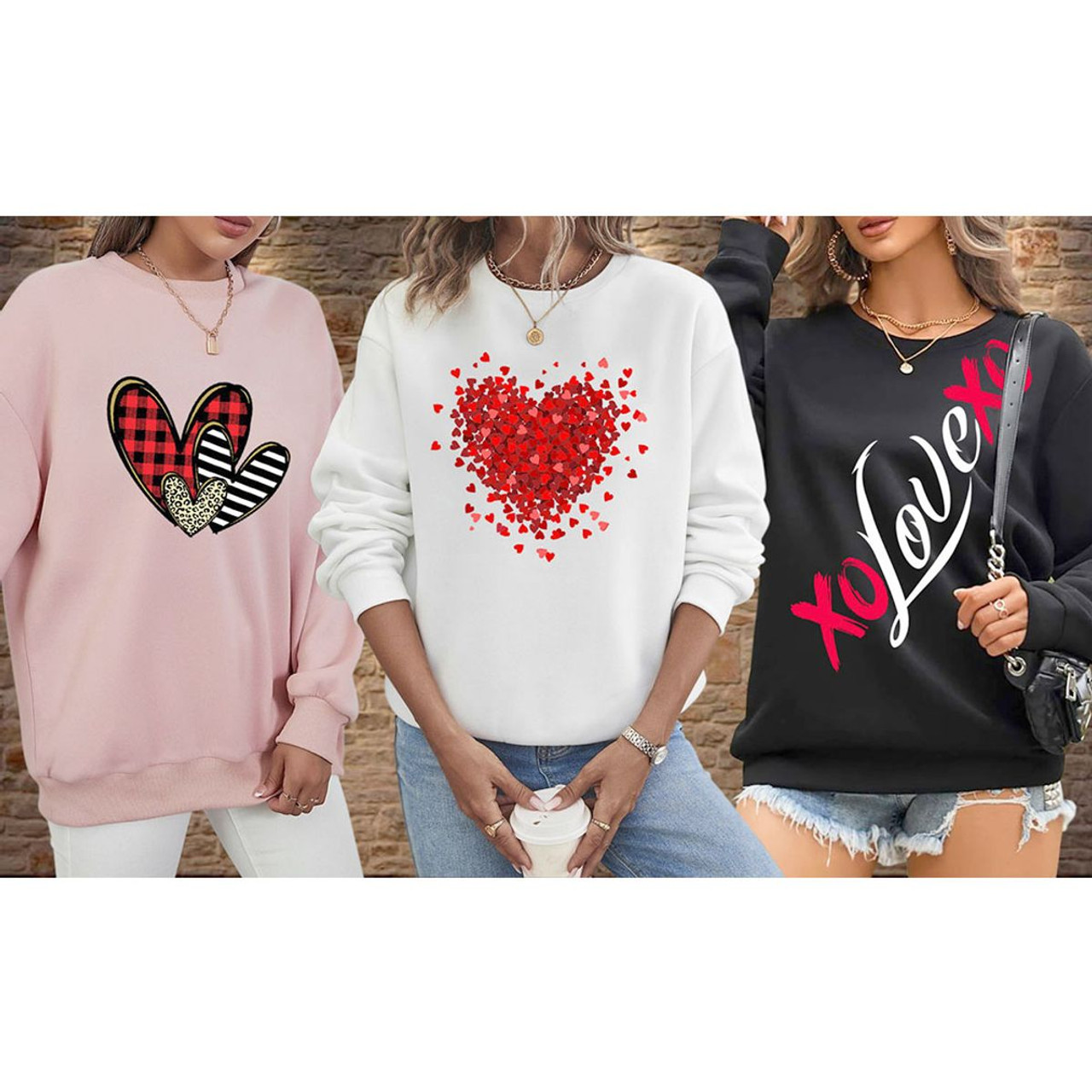 Women's Valentine's Day Sweatshirt product image