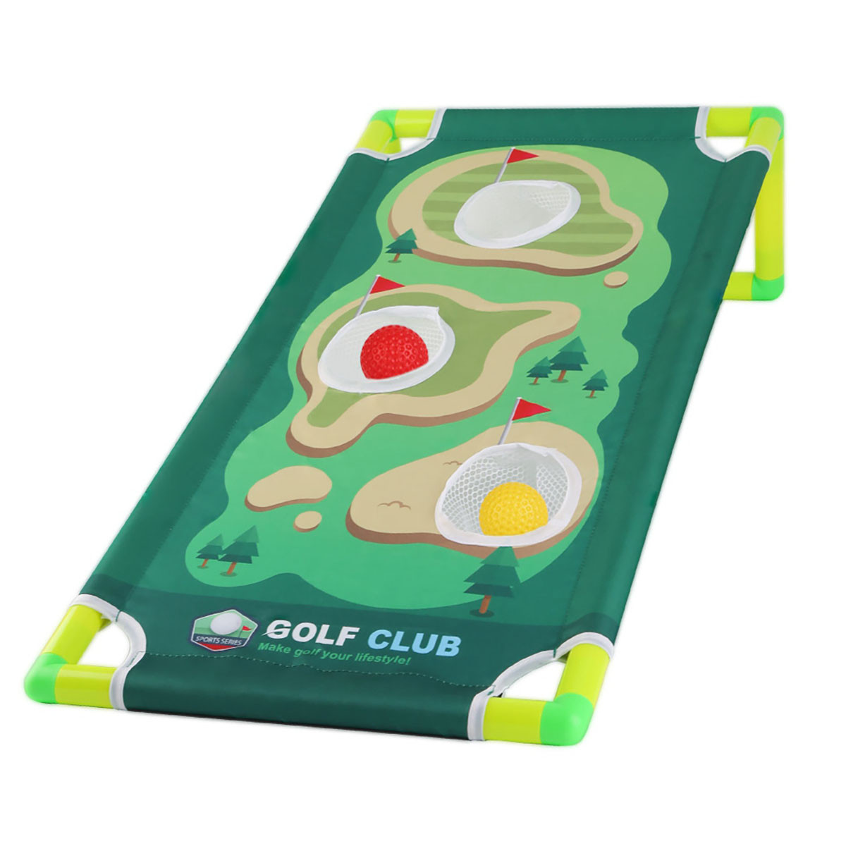 Kids' Portable Golf Putting & Chipping Mat Practice Toy Set DailySteals