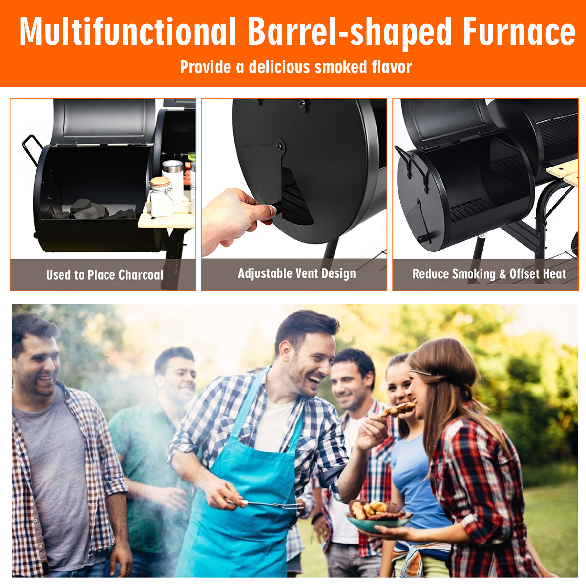 Outdoor Patio Charcoal Barbecue Grill product image