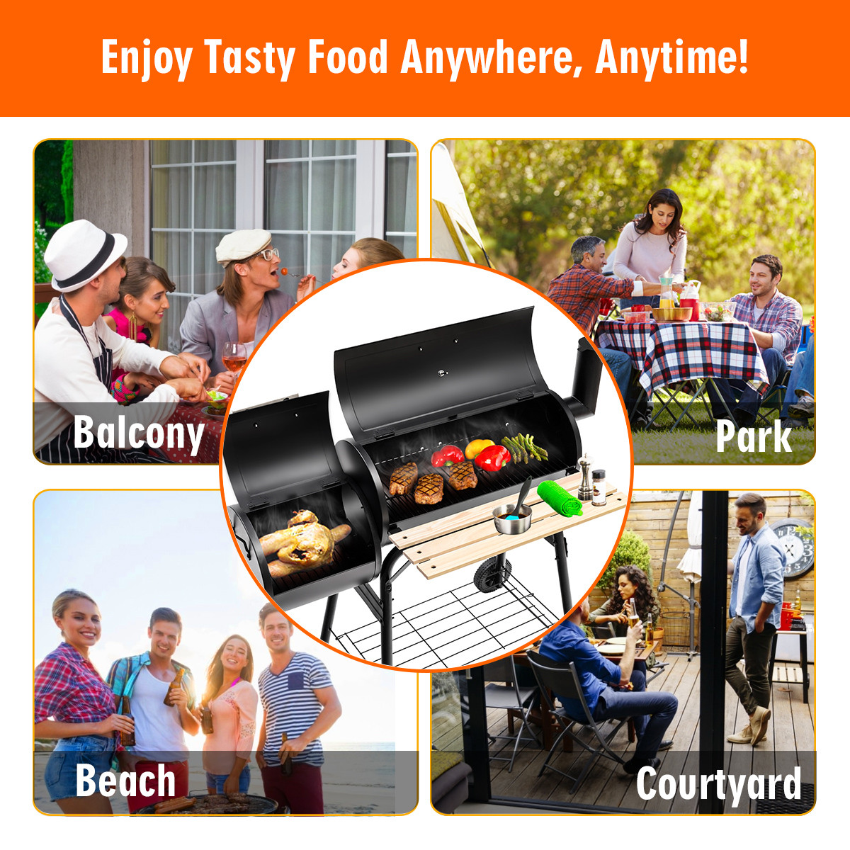 Outdoor Patio Charcoal Barbecue Grill product image