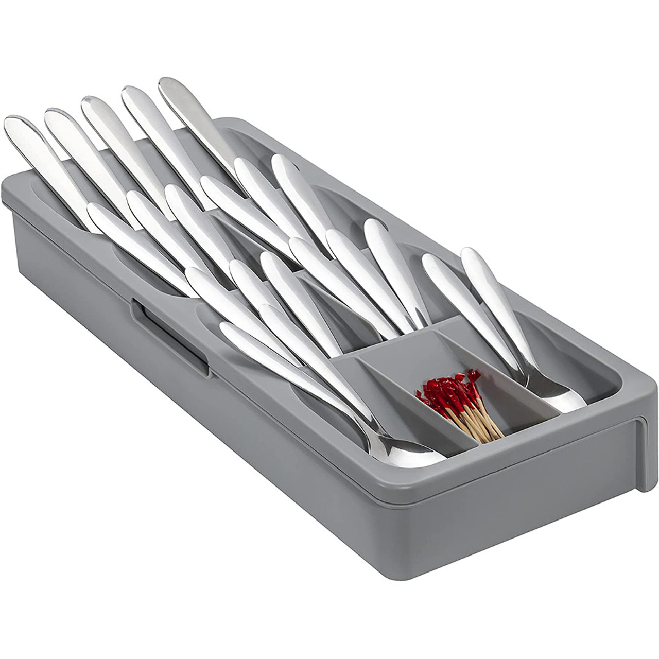 Cheer Collection® Expandable Kitchen Drawer Cutlery Organizer (1- or 2-Pack) product image