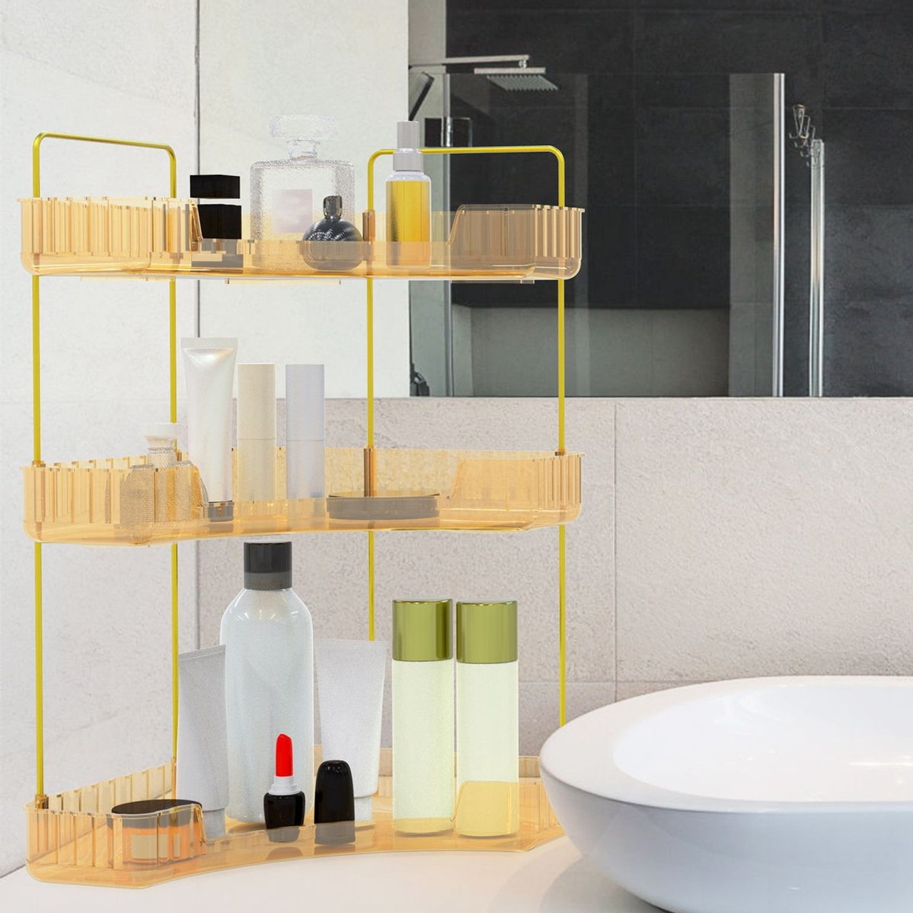 3-Tier Bathroom Corner Shelf  product image