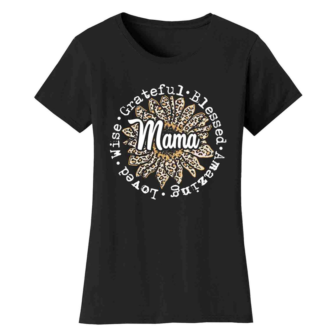 Leopard Sunflower Mother's Day T-Shirts product image