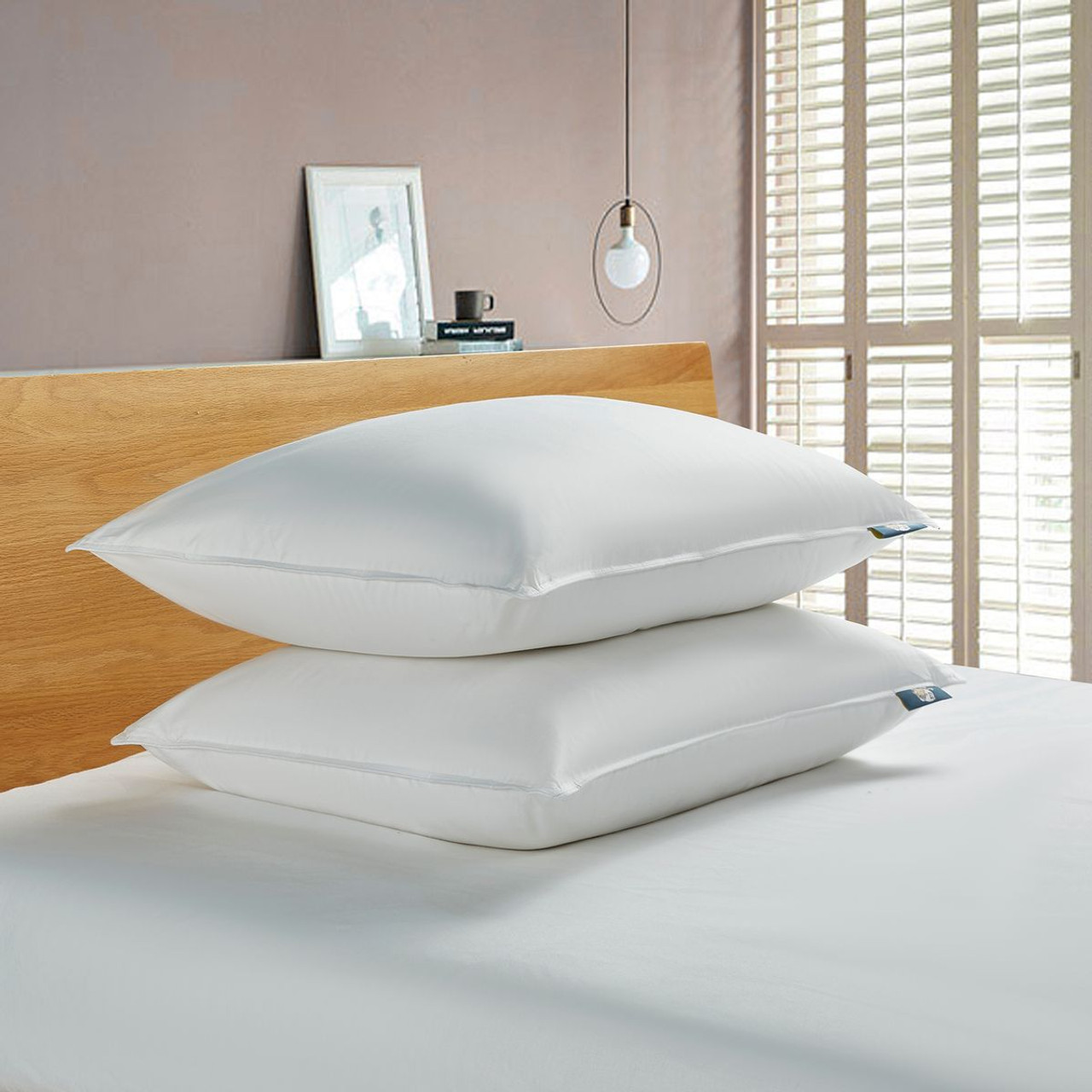 Serta Goose Feather and Down Fiber Pillow (Set of 2) product image