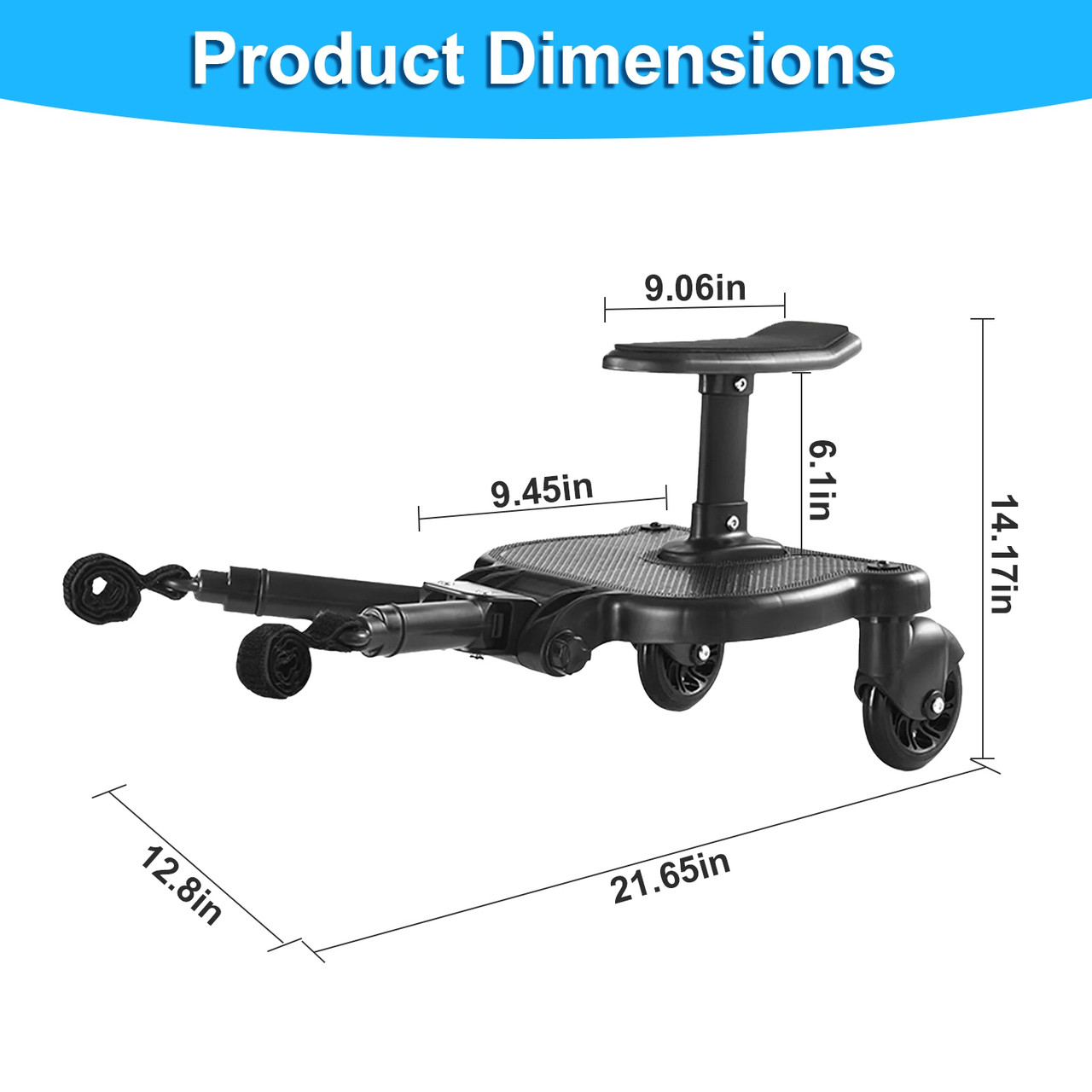 Universal 2-in-1 Toddler Sit-or-Stand Stroller Board Attachment product image