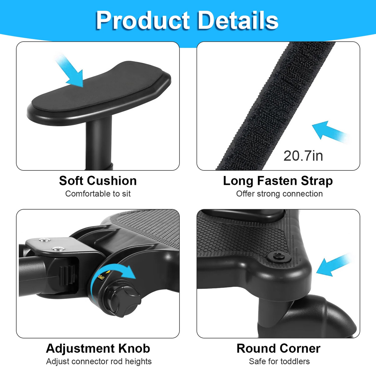 Universal 2-in-1 Toddler Sit-or-Stand Stroller Board Attachment product image