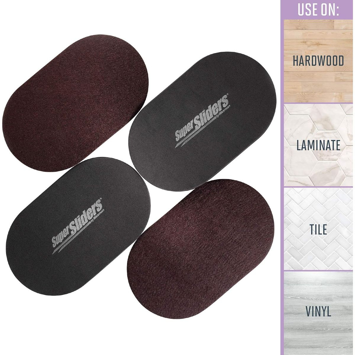 Super Sliders® Reusable Furniture Sliders (8-Pack) product image