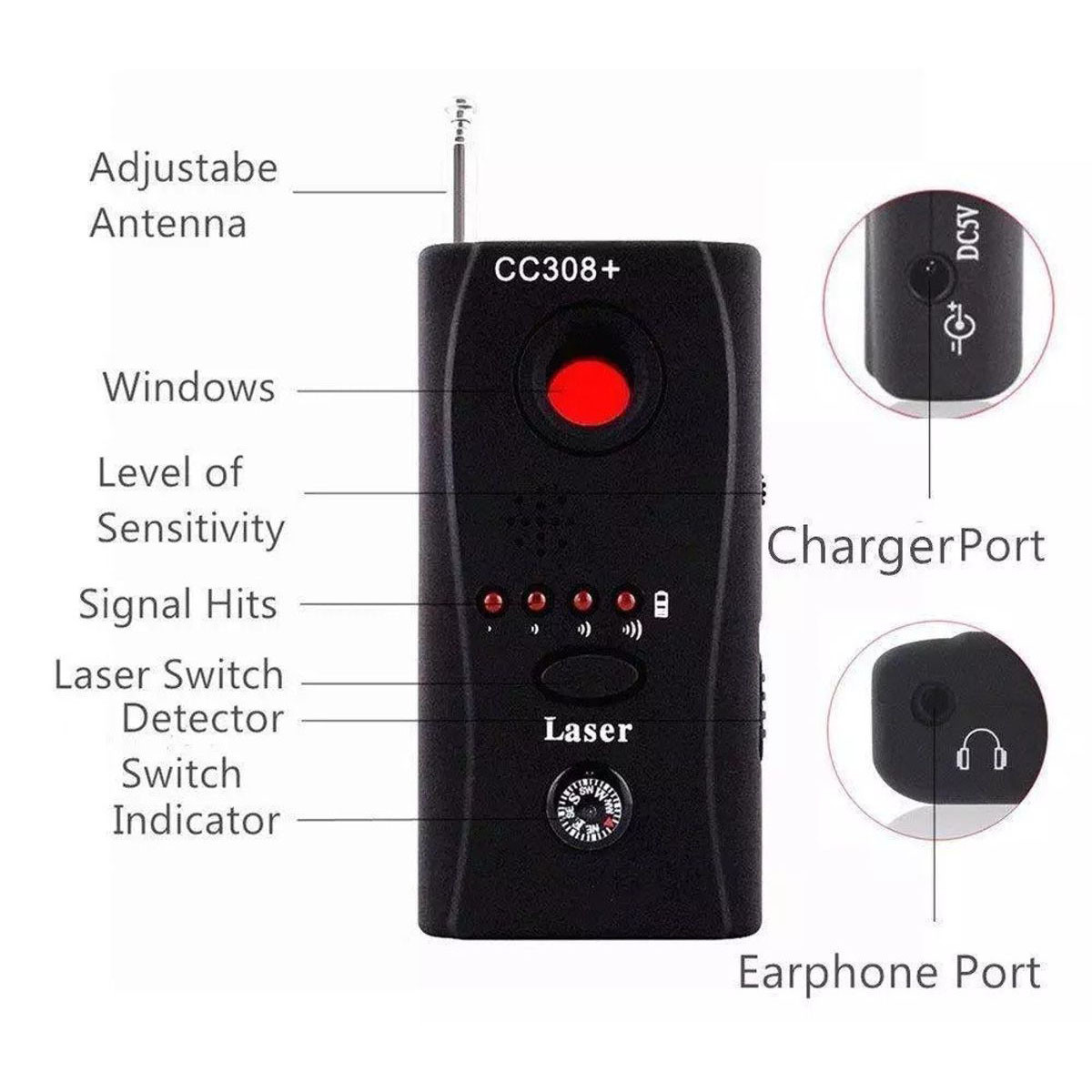 Wireless Signal Detector & Hidden Camera Finder product image