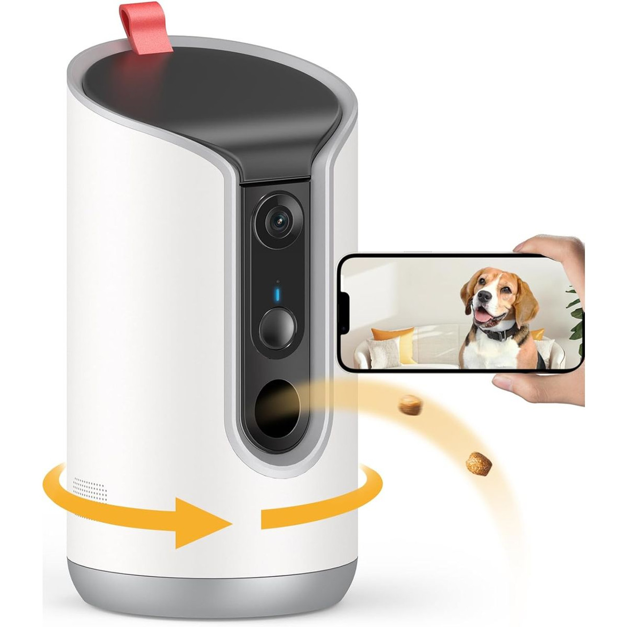 2K 360°View Pet Camera Treat Dispenser product image