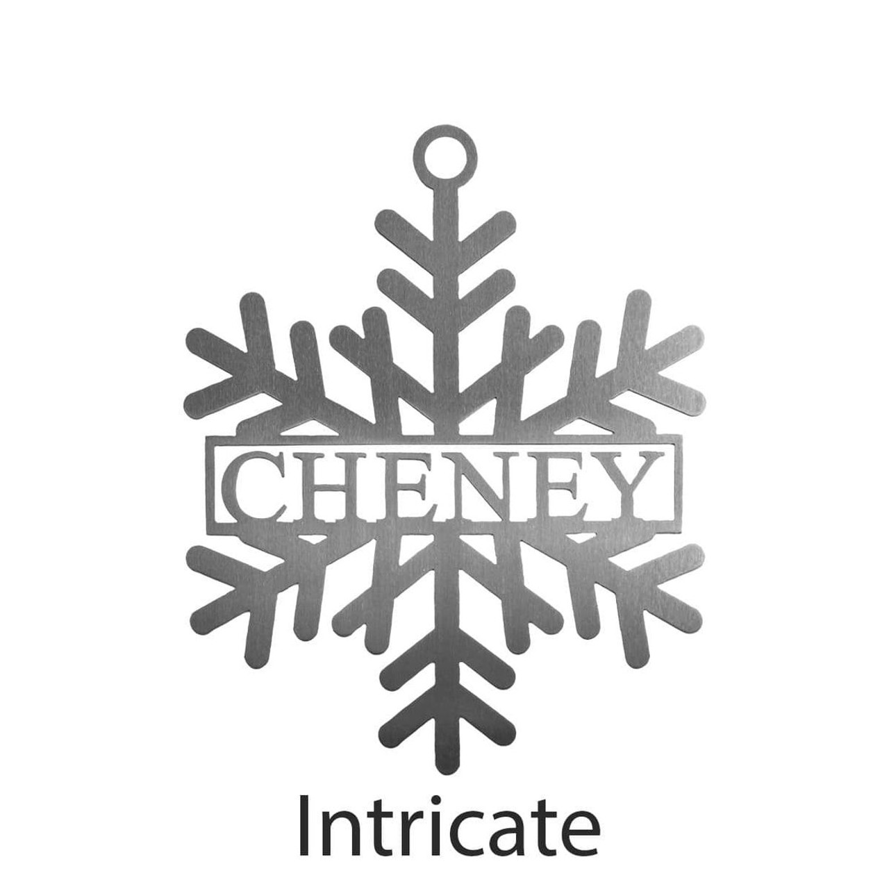 Personalized Metal Snowflake Decoration  product image