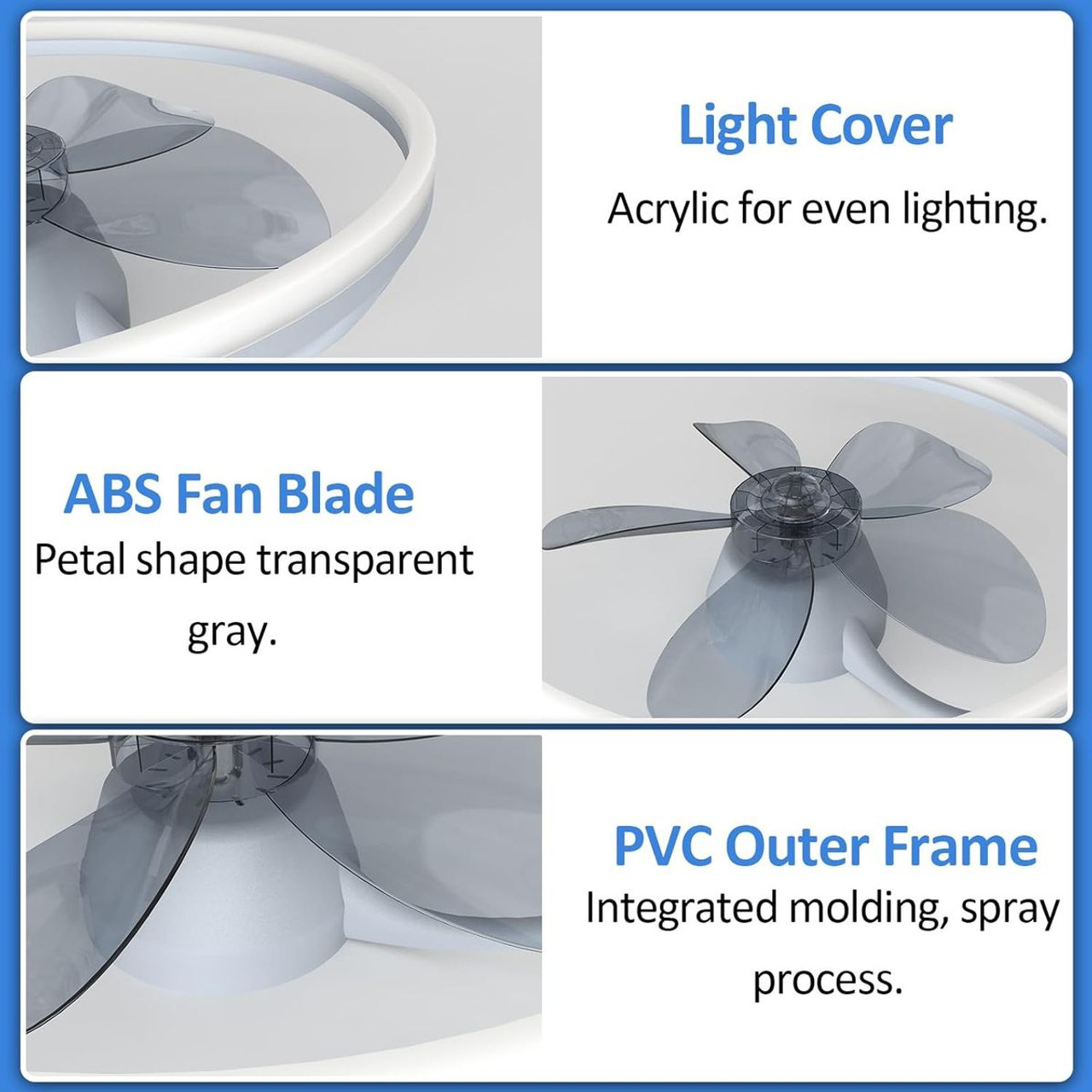 20" Ceiling Fan with Lights App & Remote Control  product image