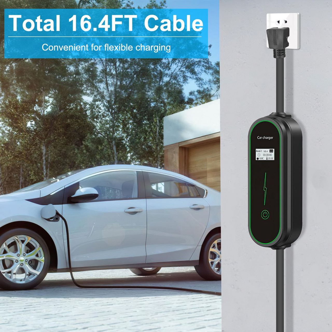 Kocaso NEMA6-20 Plug J1772 EV Charger product image