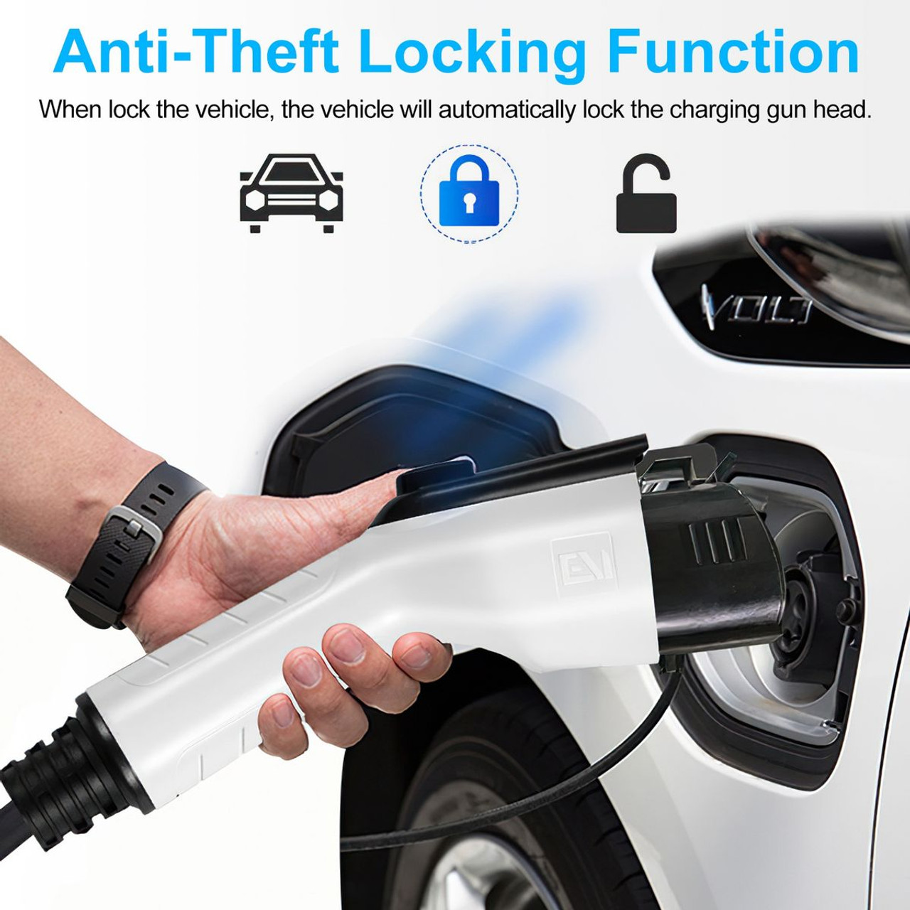 Kocaso NEMA6-20 Plug J1772 EV Charger product image